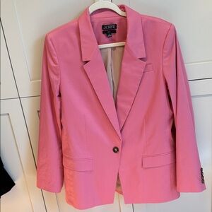 J. Crew Women's Vibrant Pink Blazer